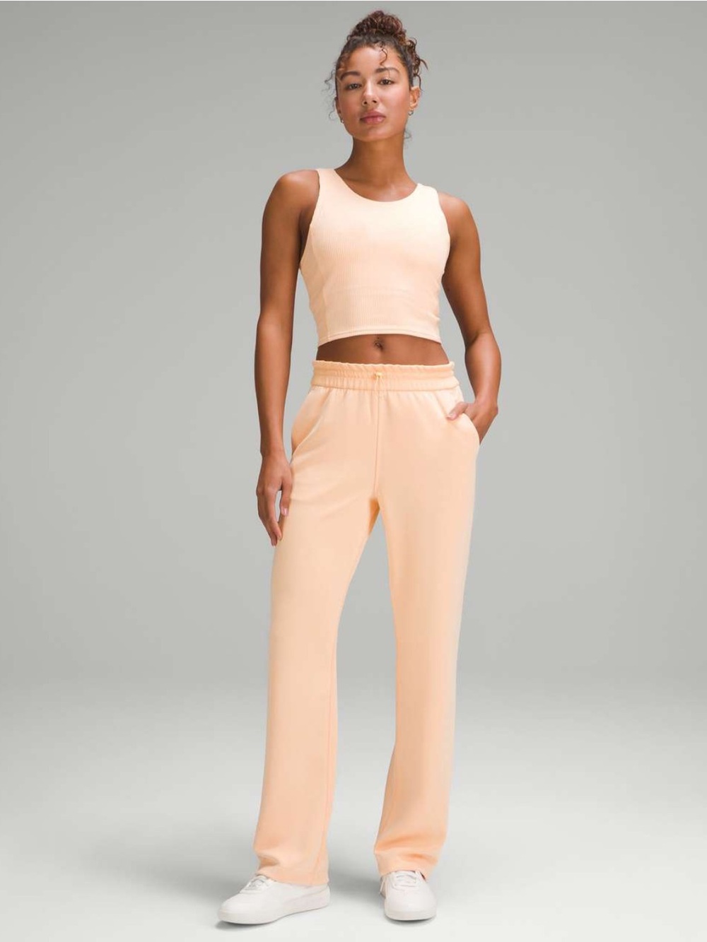 Lululemon Softstreme High-Rise Pant *Regular in Peach Bellini Size 14